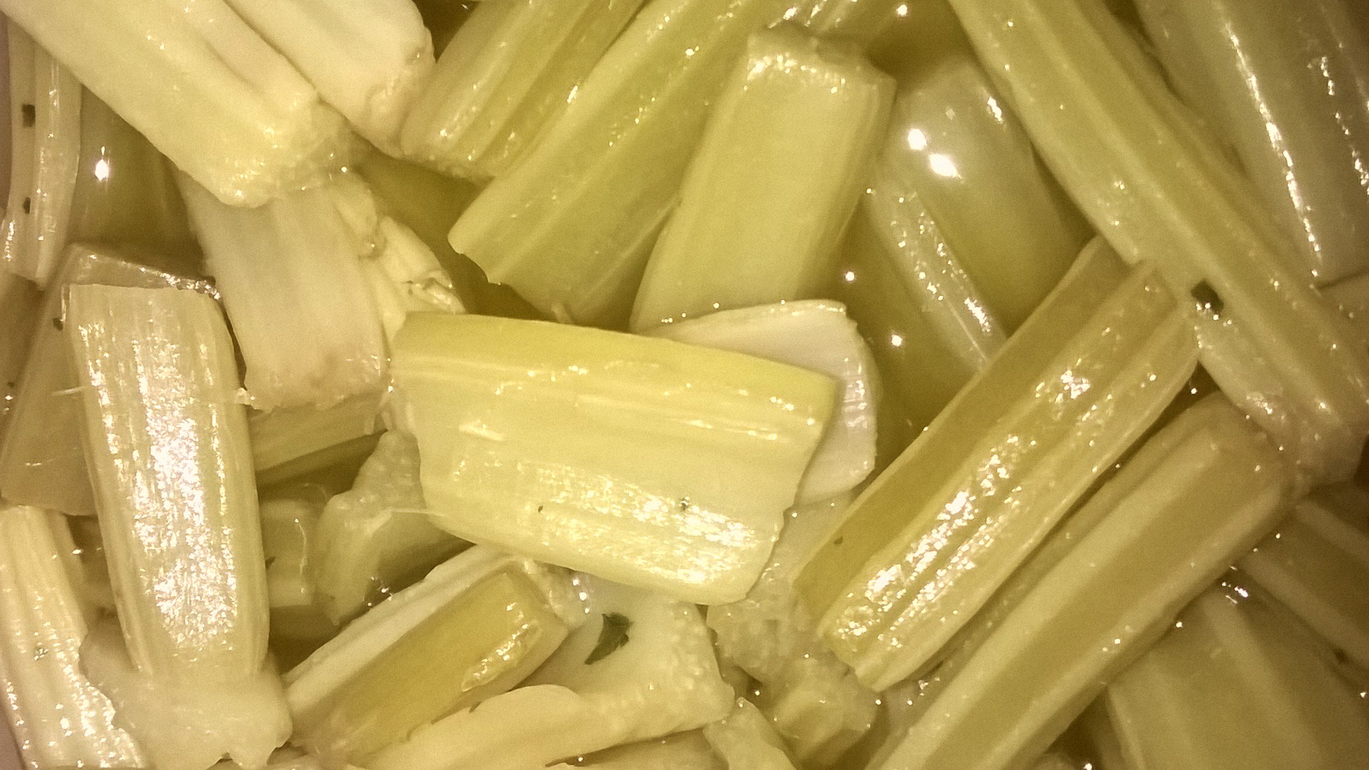 Cardi selvatici sott’olio