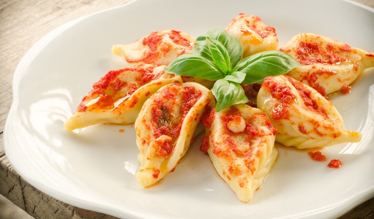 Culurgiones con ripieno di patate e menta